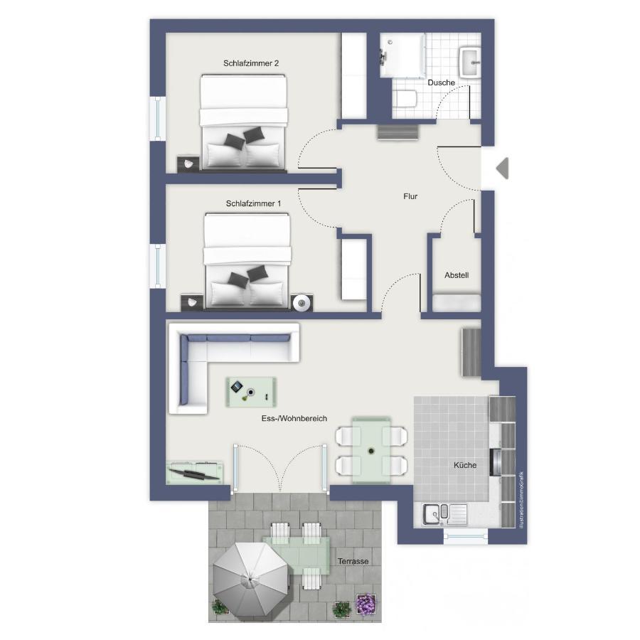 Residenz Von Flotow Wohnung 01 هيليغندام المظهر الخارجي الصورة